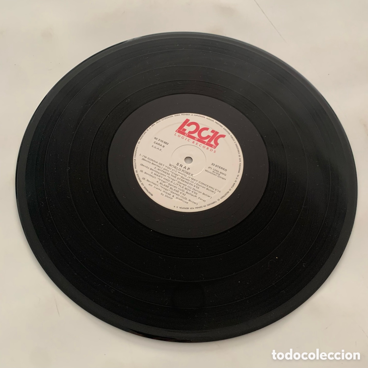 Discos de vinilo: Lp snap! World power edicion espa&ntilde;ola de 1987 - Foto 6