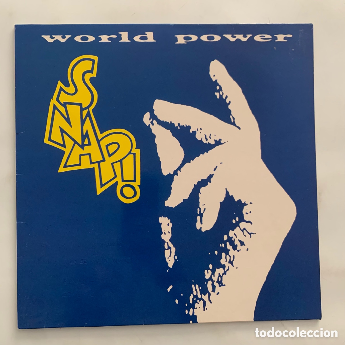 Discos de vinilo: Lp snap! World power edicion espa&ntilde;ola de 1987 - Foto 1