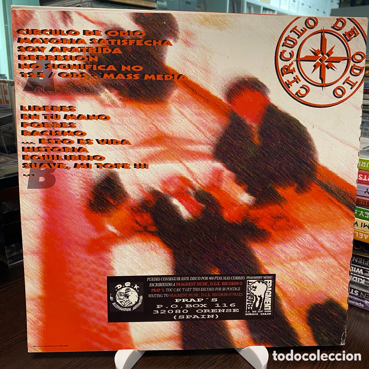 Discos de vinilo: Praps - Circulo De Odio (12&rdquo;) - Foto 2