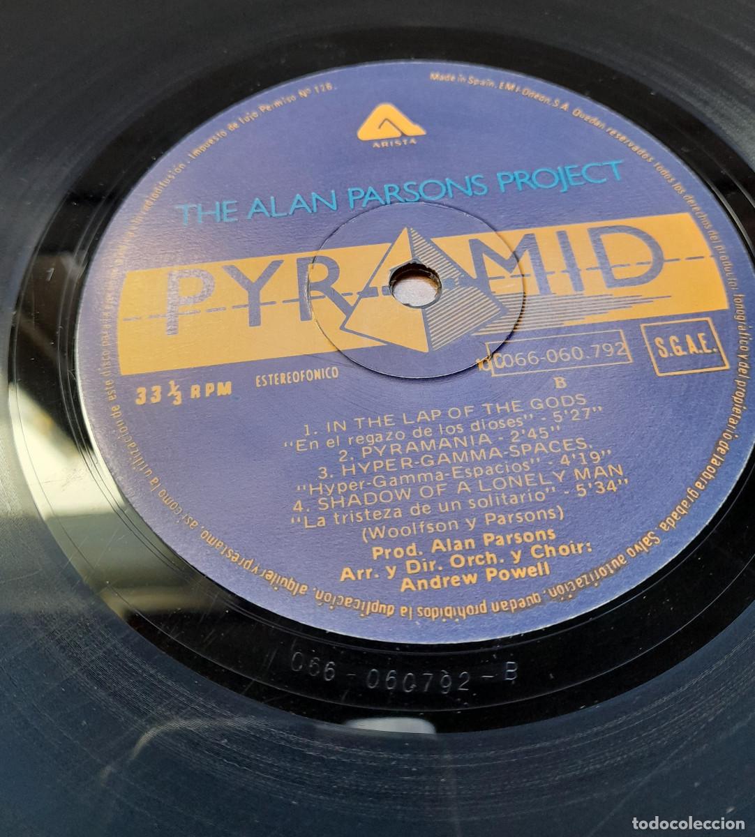 Discos de vinilo: ALAN PARSONS PROJECT &rdquo;PYRAMID&rdquo; (3/78/3) - Foto 6