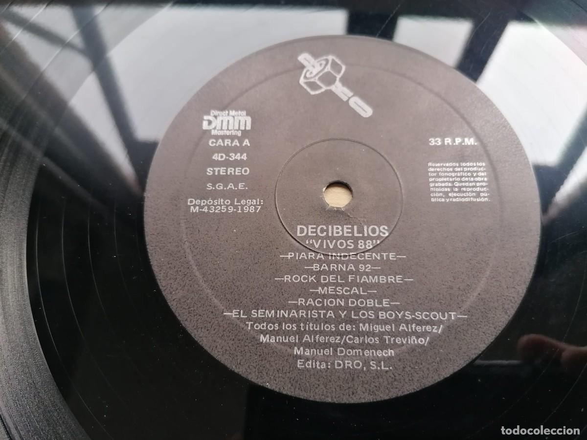 Discos de vinilo: LP Decibelios Vivos 88 (s&oacute;lo el vinilo) - Foto 1