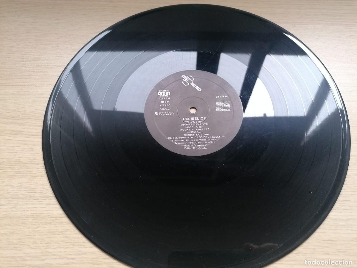 Discos de vinilo: LP Decibelios Vivos 88 (s&oacute;lo el vinilo) - Foto 2