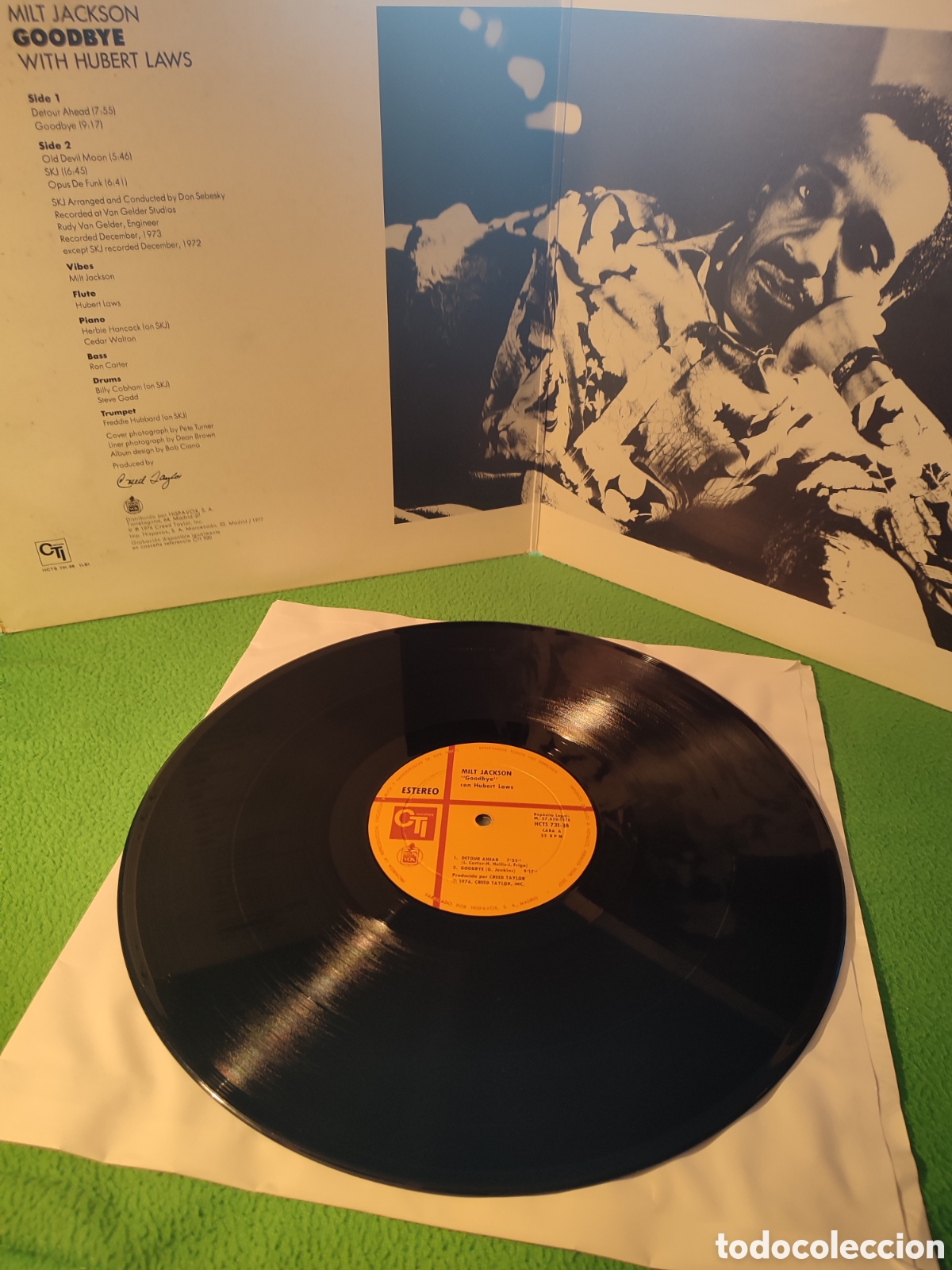 Discos de vinilo: Milt Jackson - Goodbye con Ron Carter Cobham .. - Foto 2