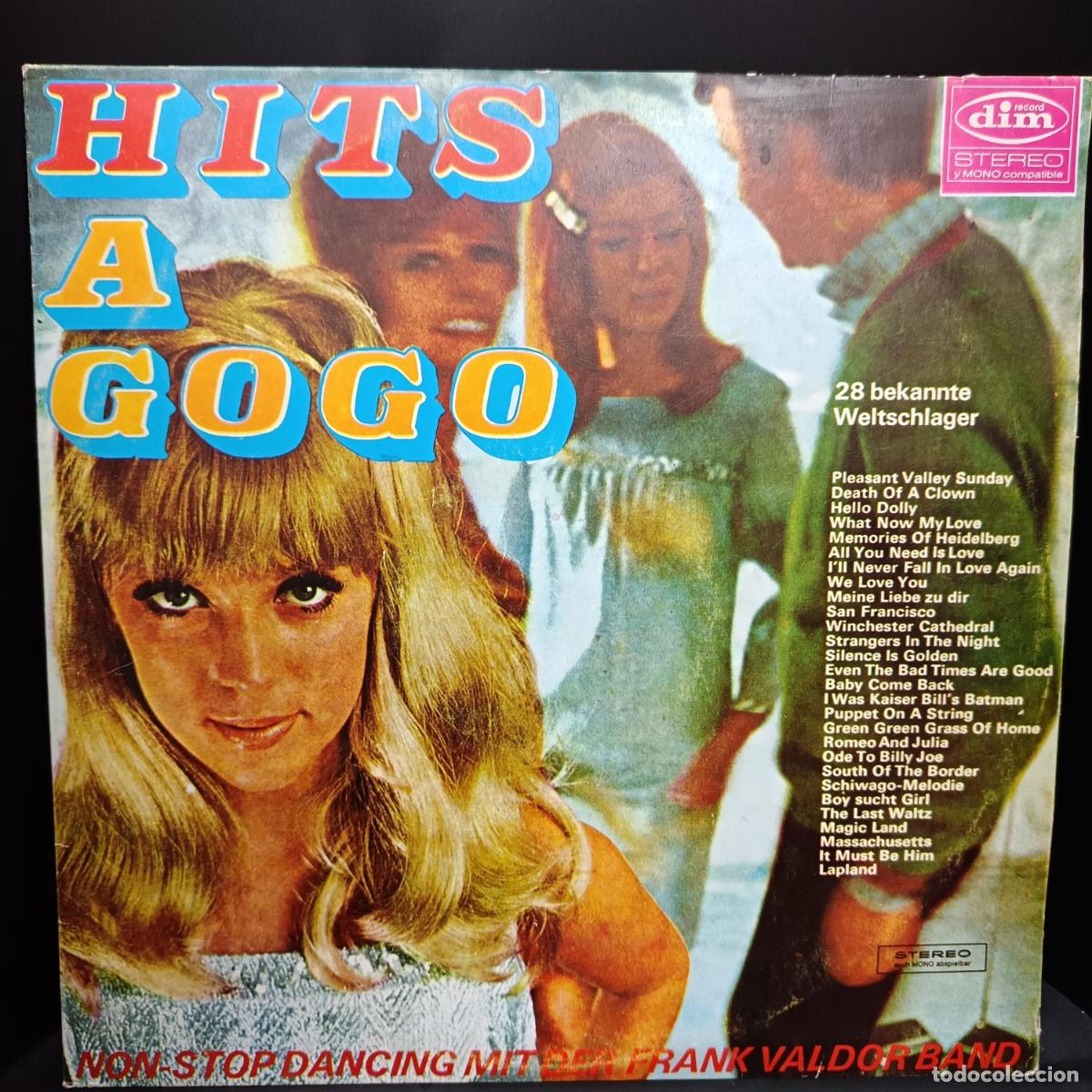 Vinyl records: HITS POP A GOGO, NON STOP DANCIN con FRANK VALDOR BAND. LP 1968