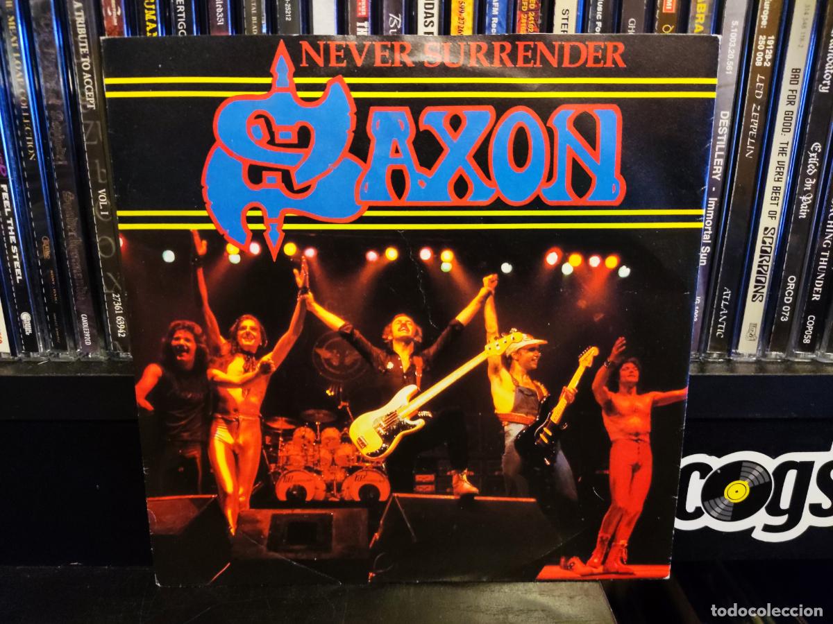 Discos de vinilo: SAXON - NEVER SURRENDER - Foto 1