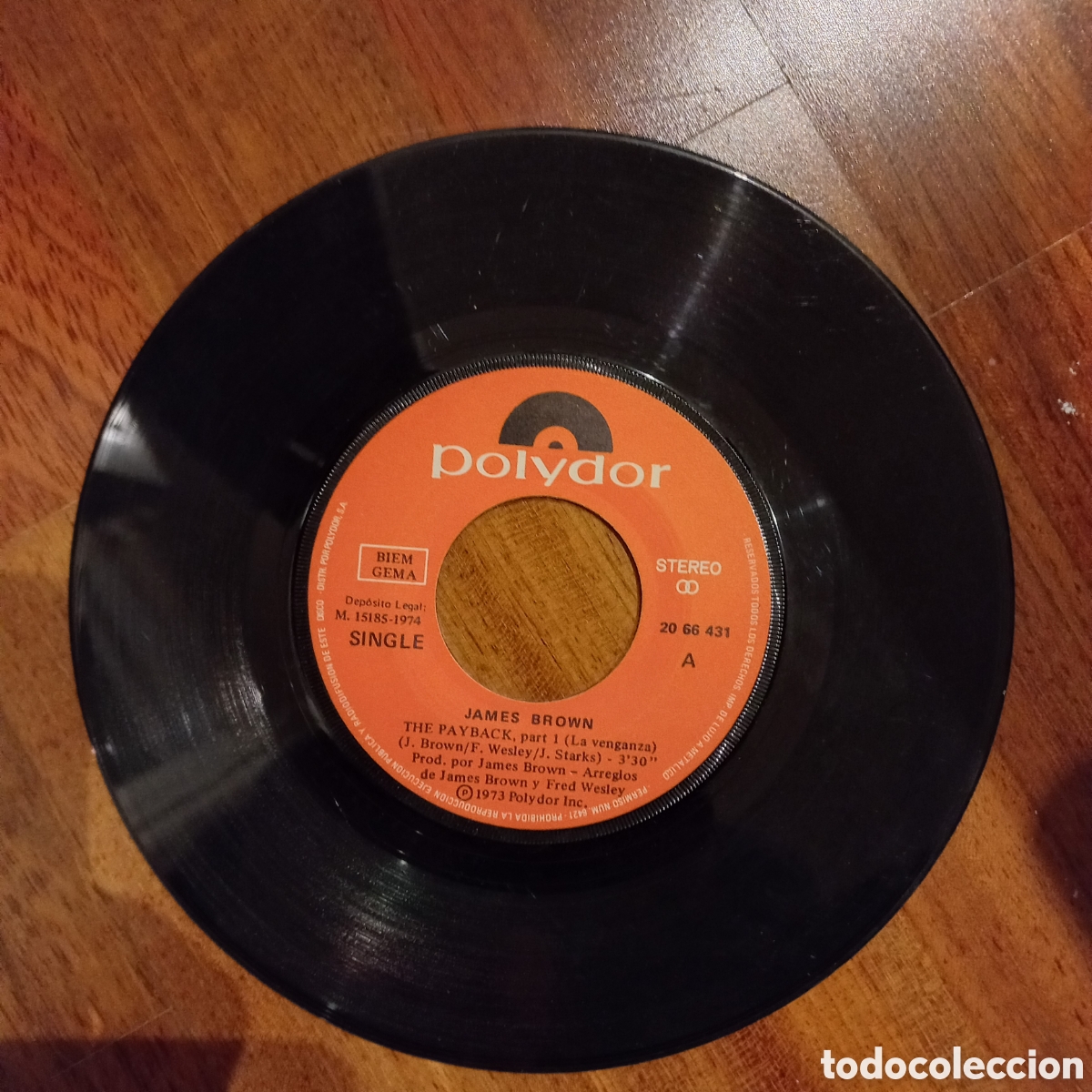 Discos de vinilo: James Brown. The Payback. Polydor 1973 Espa&ntilde;a - Foto 1