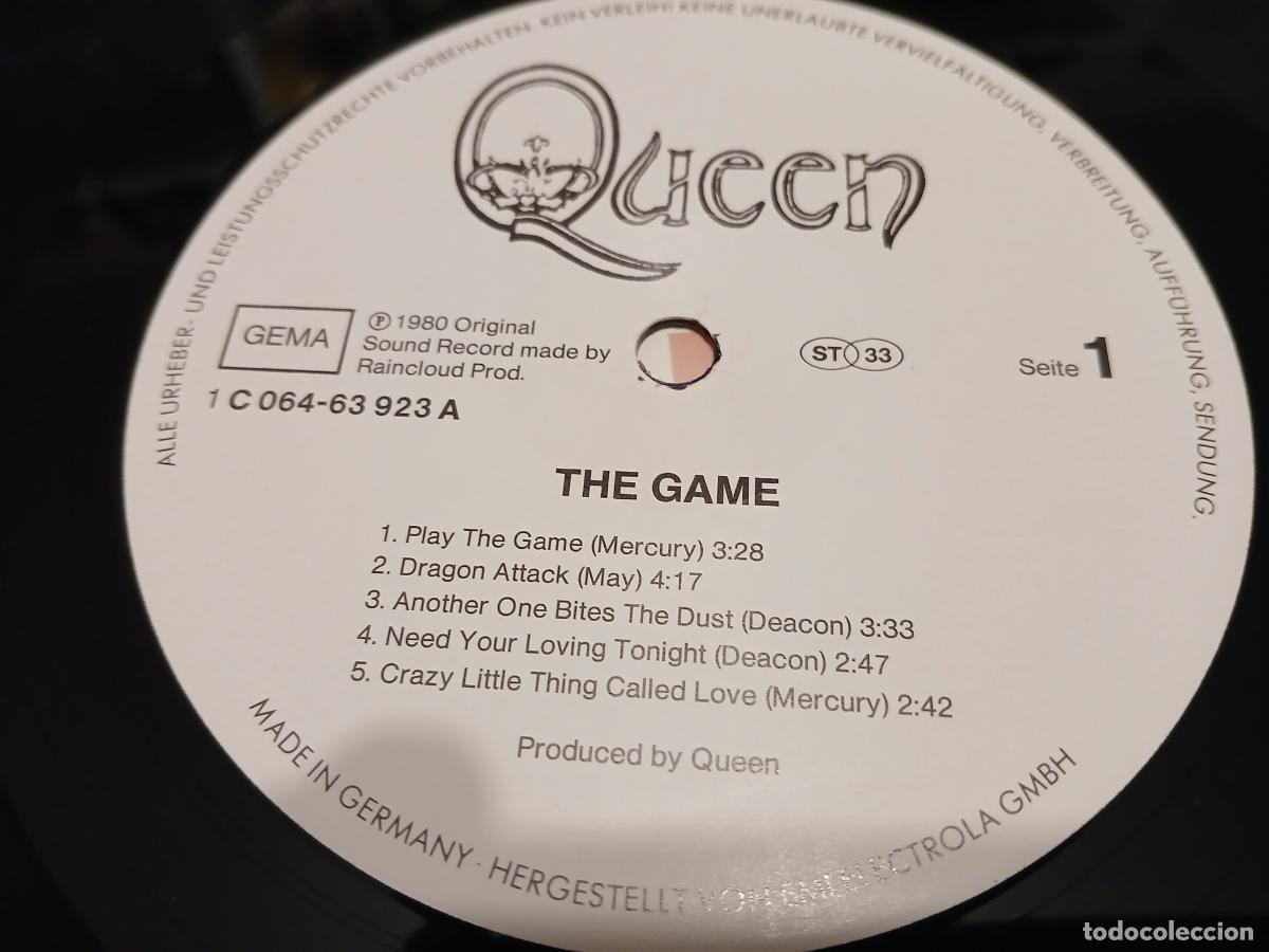 Discos de vinilo: QUEEN -THE GAME- (1980) LP DISCO VINILO - Foto 2