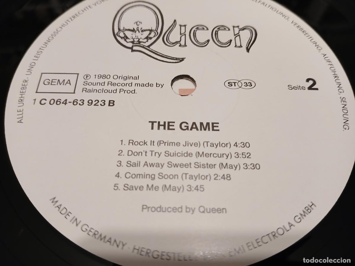 Discos de vinilo: QUEEN -THE GAME- (1980) LP DISCO VINILO - Foto 3