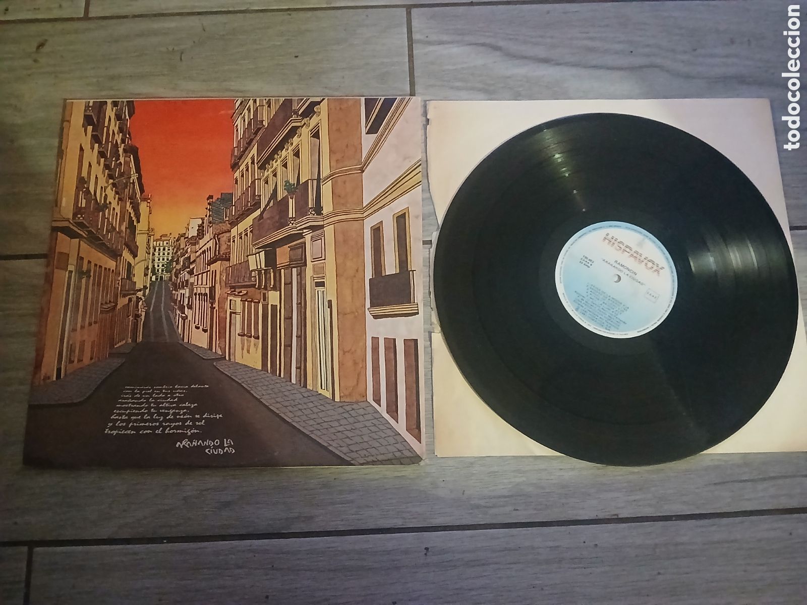 Discos de vinilo: RAMONCIN - ARAŇANDO LA CIUDAD - SPAIN - HISPAVOX - L - - Foto 2