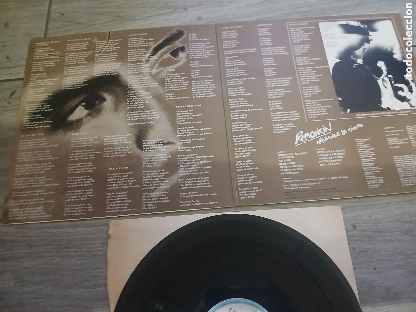 Discos de vinilo: RAMONCIN - ARAŇANDO LA CIUDAD - SPAIN - HISPAVOX - L - - Foto 4