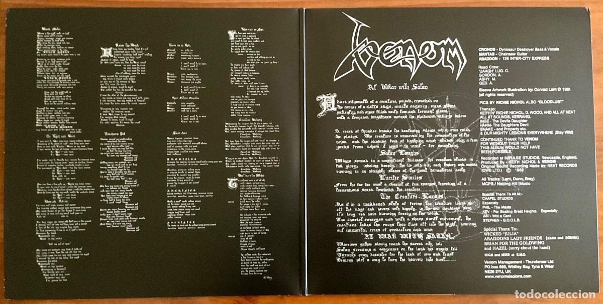 Discos de vinilo: VENOM - BLACK METAL. - Foto 3