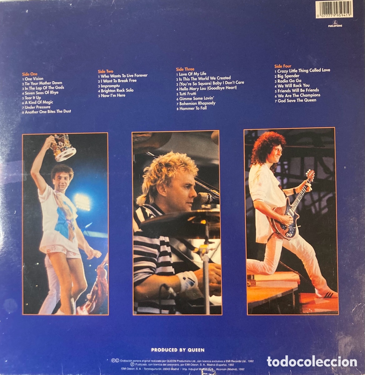Discos de vinilo: VINILO QUEEN LIVE AT WEMBLEY DOBLE - Foto 3