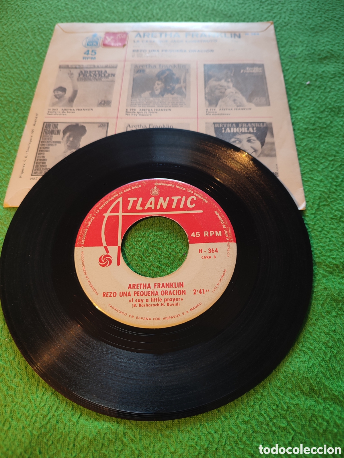 Discos de vinilo: Aretha Franklin - La casa que Jack construy&oacute; - Foto 2