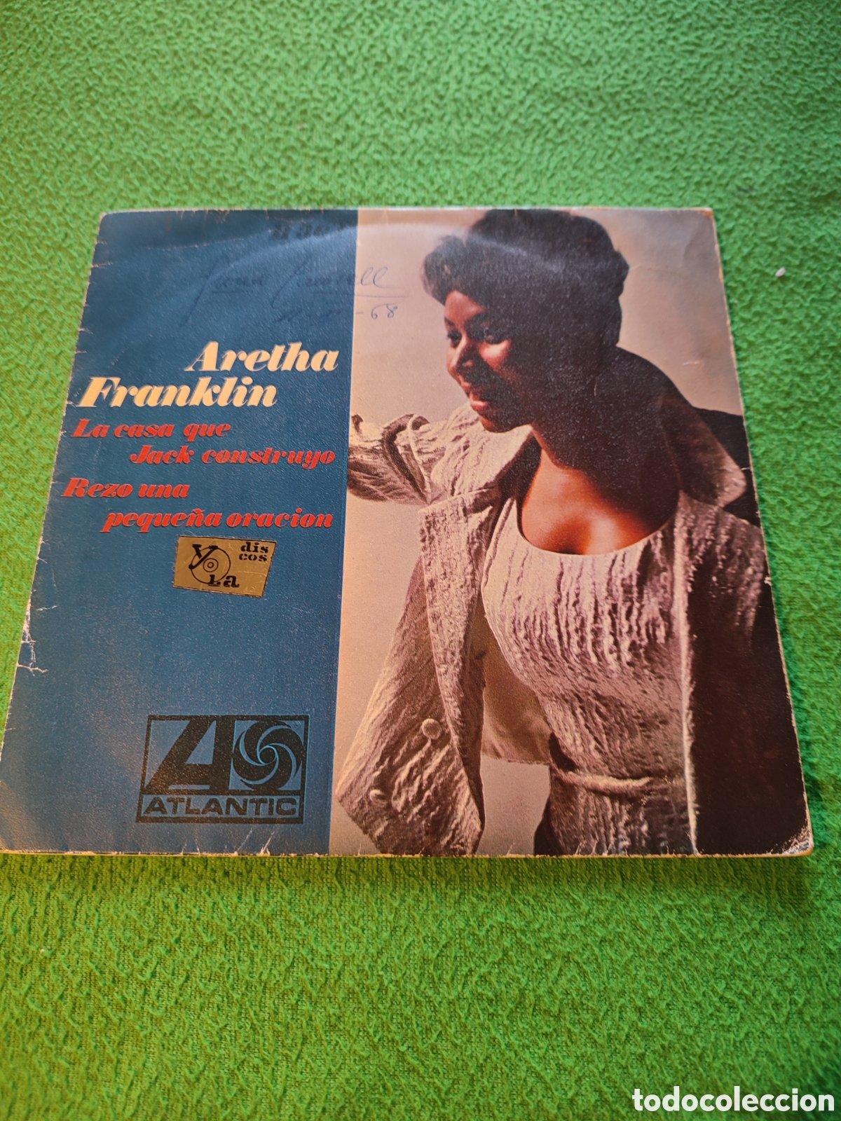 Discos de vinilo: Aretha Franklin - La casa que Jack construy&oacute; - Foto 1