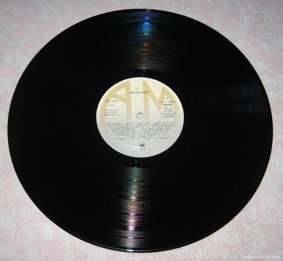 Discos de vinilo: SQUEEZE - Self Titled - LP (A&M 1978) Spain - Excelente estado! - Foto 2