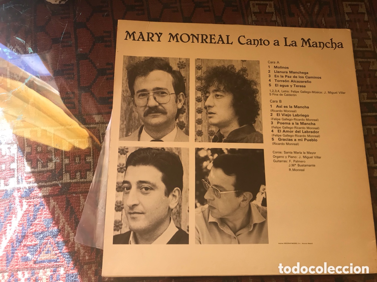 Discos de vinilo: Mary Monreal. Canto a la Mancha - Foto 2