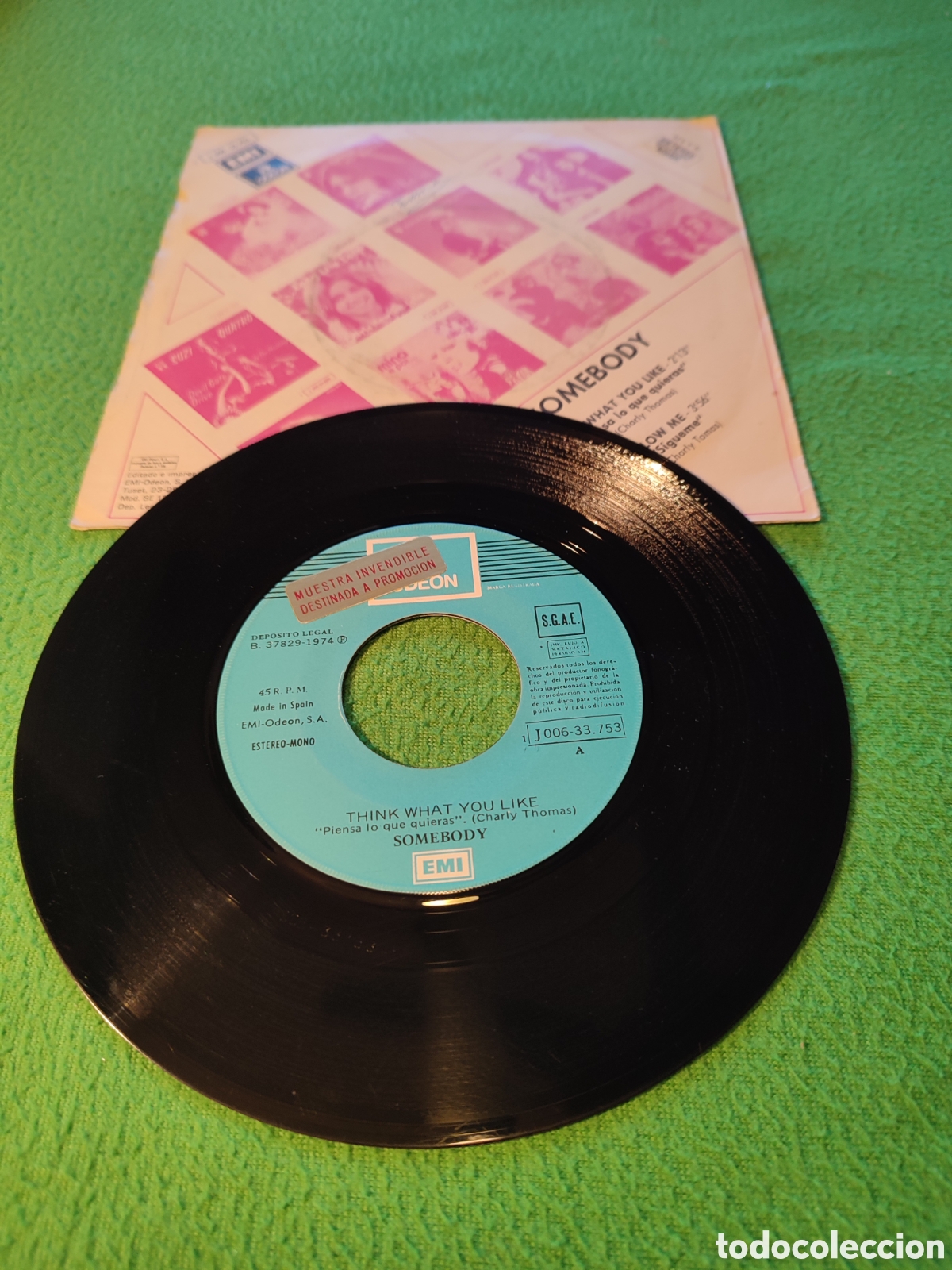 Discos de vinilo: Somebody - Think what you like - Foto 2