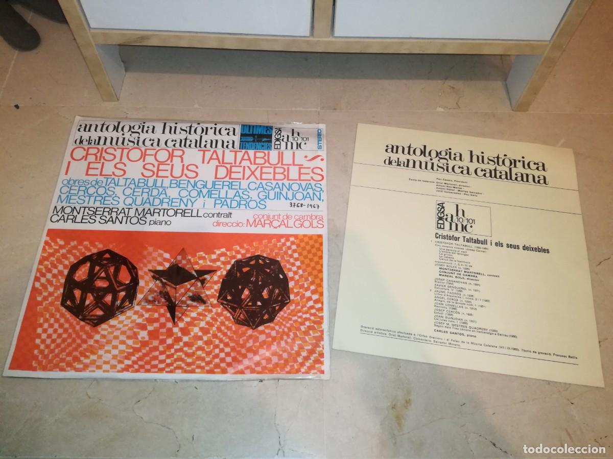 Disques de vinyle: ANTOLOGIA HISTORICA DE LA MUSICA CATALANA-CONTIENE ENCARTE-ORIGINAL 1967