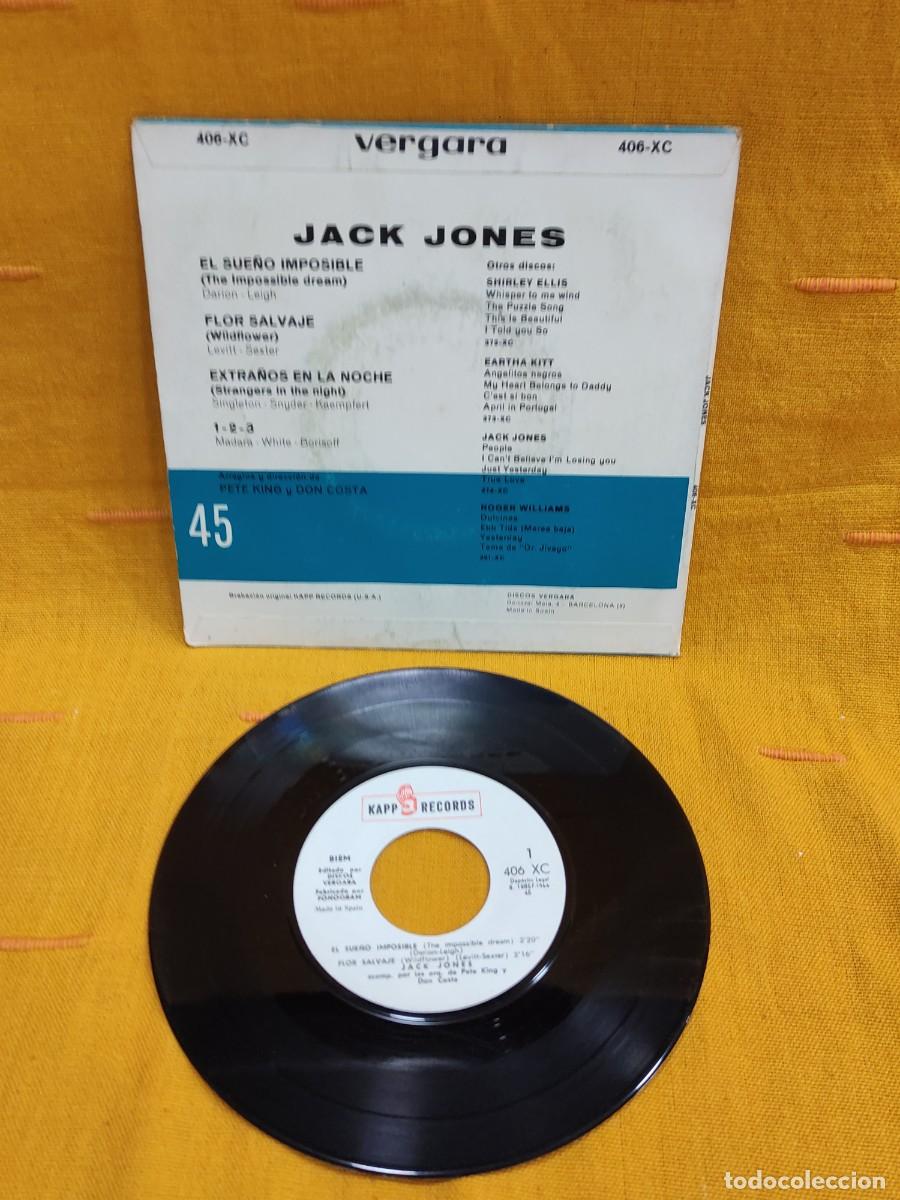 Discos de vinilo: Single Jack Jones temas de peliculas - Foto 2