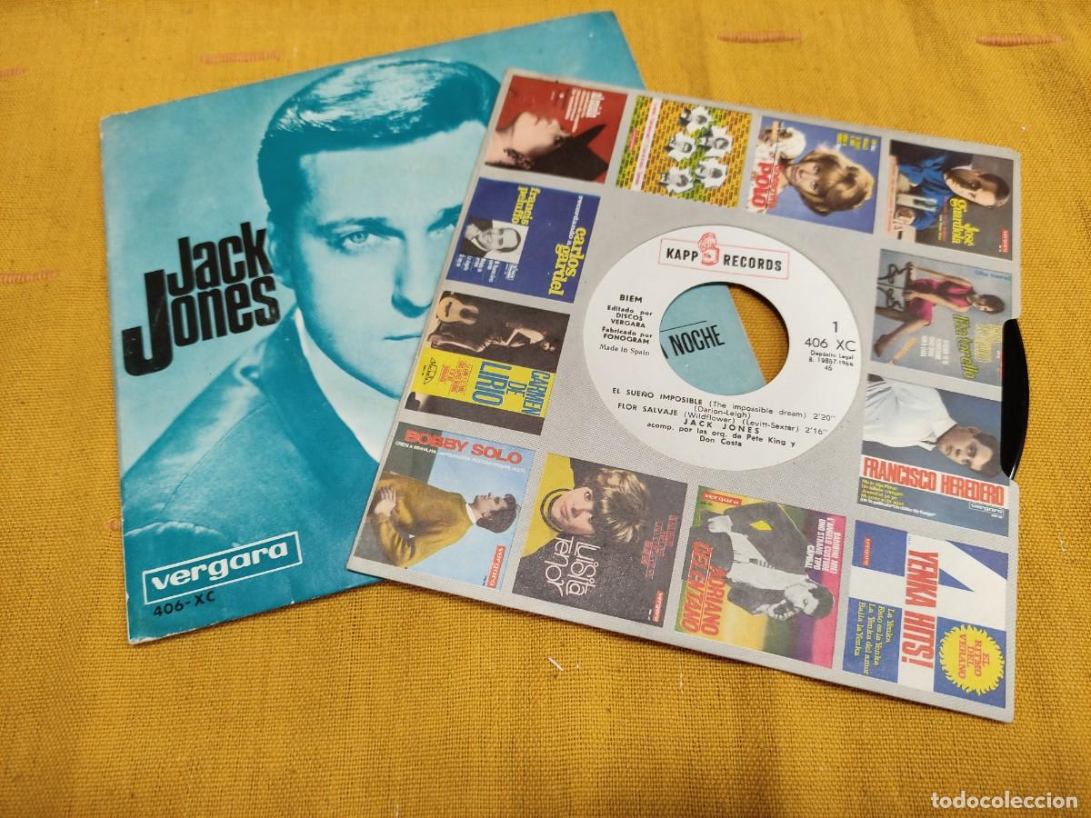 Discos de vinilo: Single Jack Jones temas de peliculas - Foto 3