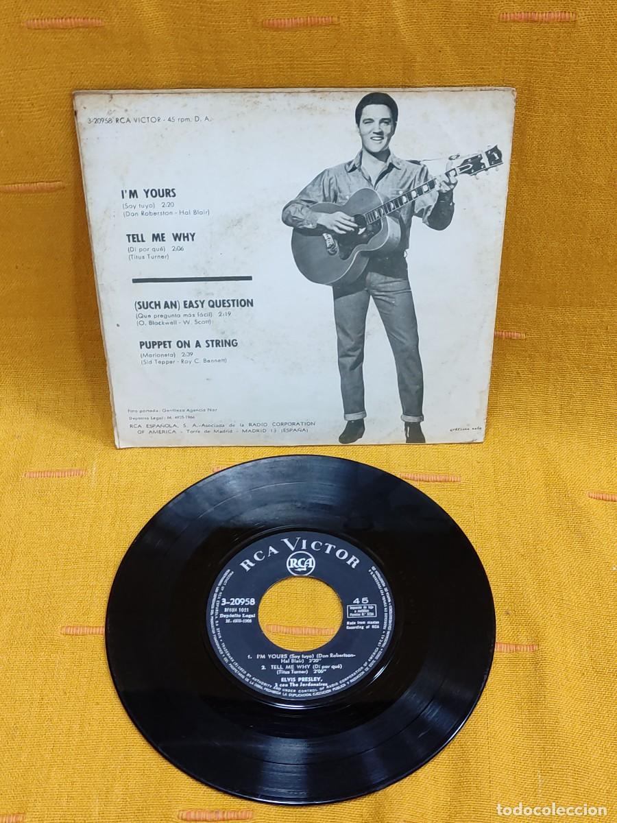 Discos de vinilo: Single Elvis Presley im tours 1966 - Foto 2