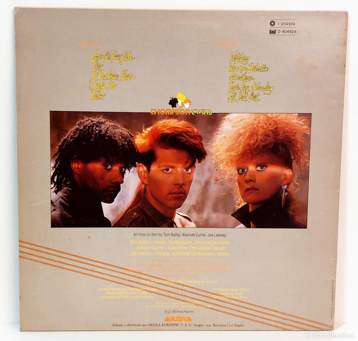 Discos de vinilo: THOMPSON TWINS - QUICK STEP & SIDE KICK - 1983 - LP VINILO - Foto 2