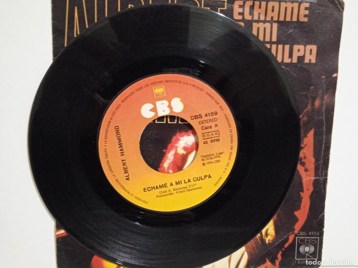 Discos de vinilo: Albert Hammond - Echame A Mi La Culpa - Single - 1976 - Spain - Foto 3