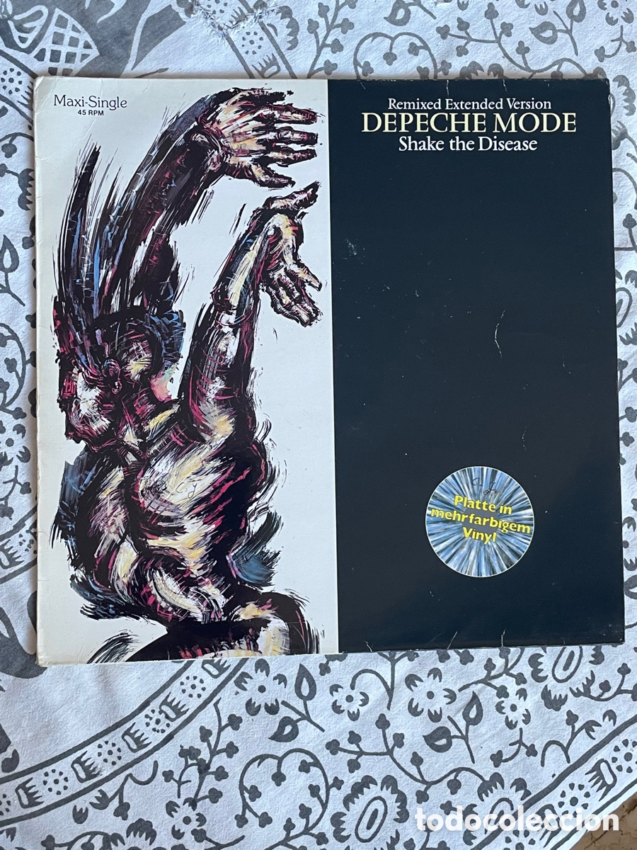 Discos de vinilo: Depeche Mode - Shake the Disease / Maxi-single de color - Foto 1