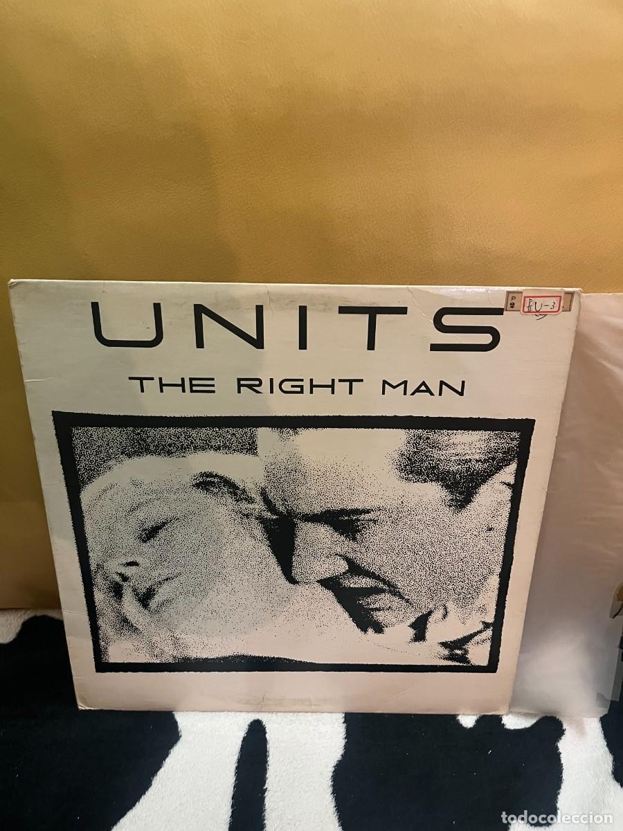 Discos de vinilo: Units The Right Man maxi - Foto 1