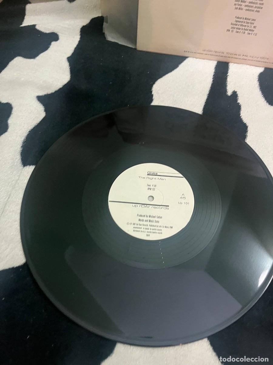 Discos de vinilo: Units The Right Man maxi - Foto 3