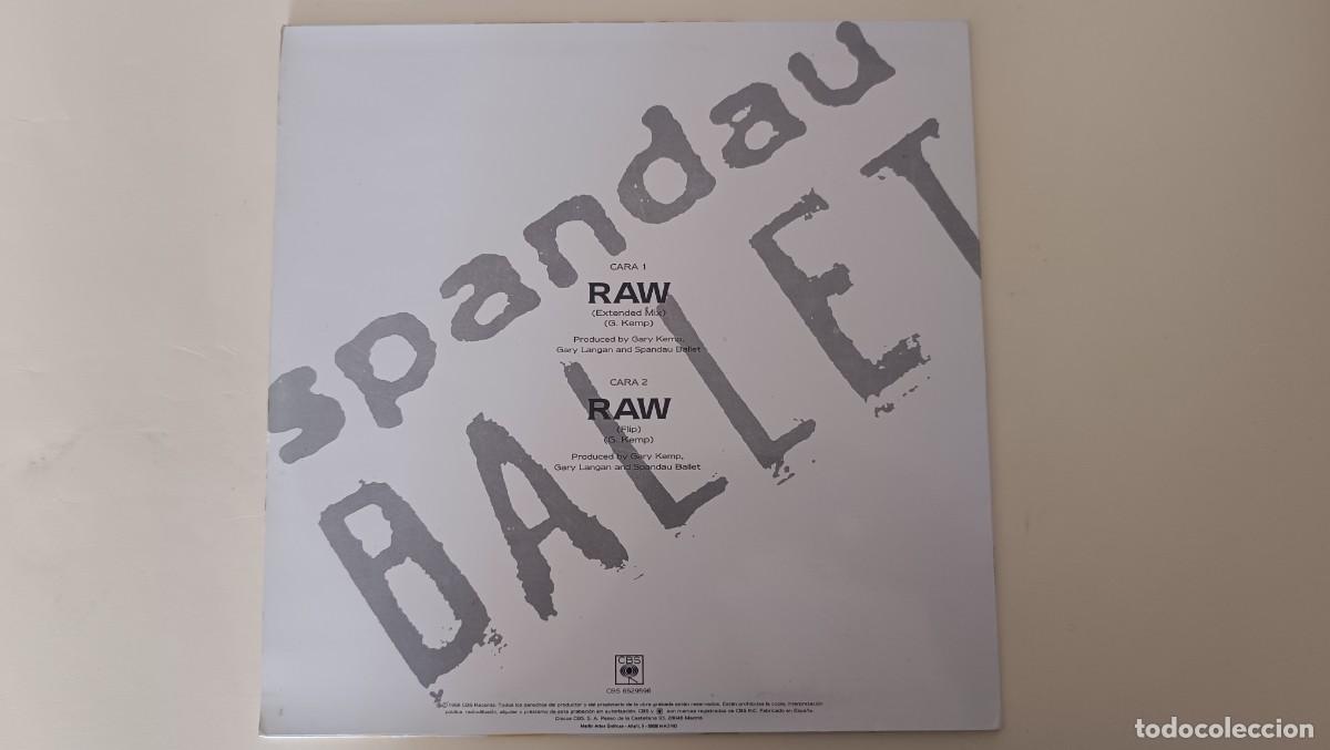 Discos de vinilo: Spandau Ballet &ndash; Raw - Foto 2