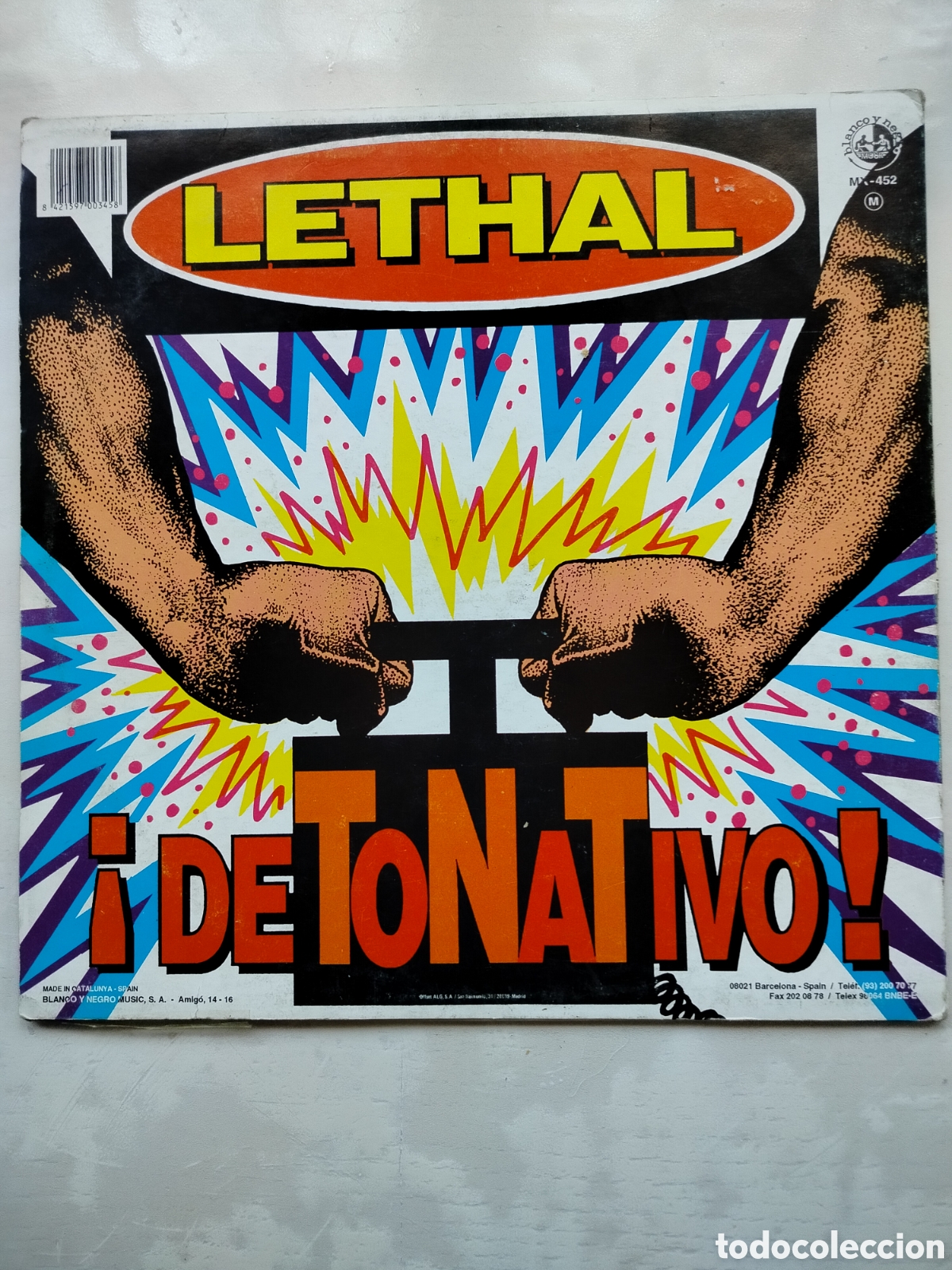 Discos de vinilo: Maxi-Single Lethal 93 - Foto 2