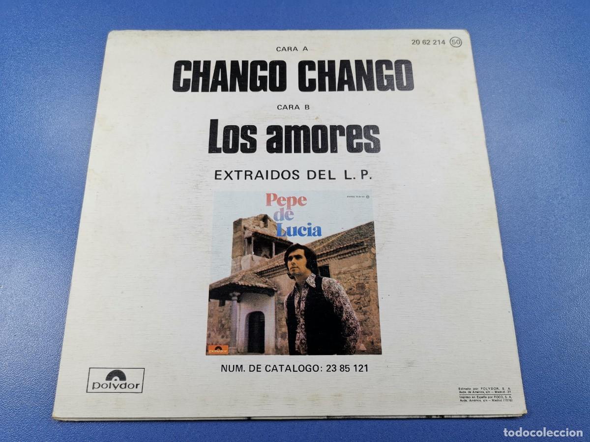 Discos de vinilo: PEPE DE LUCIA Chango chango/Los amores 7 SINGLE 1976 Polydor - Foto 5