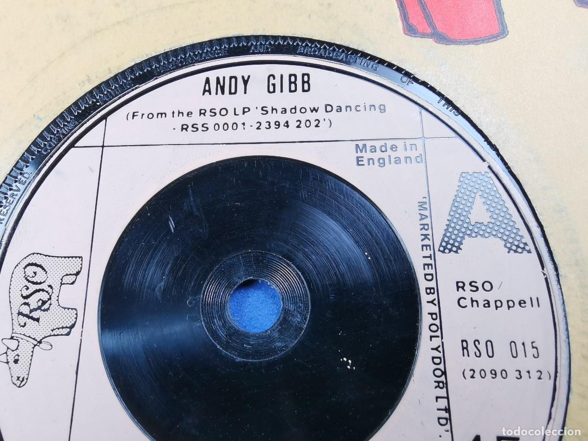 Discos de vinilo: Andy Gibb &ndash; Shadow Dancing-ENGLAND 1978 - Foto 3