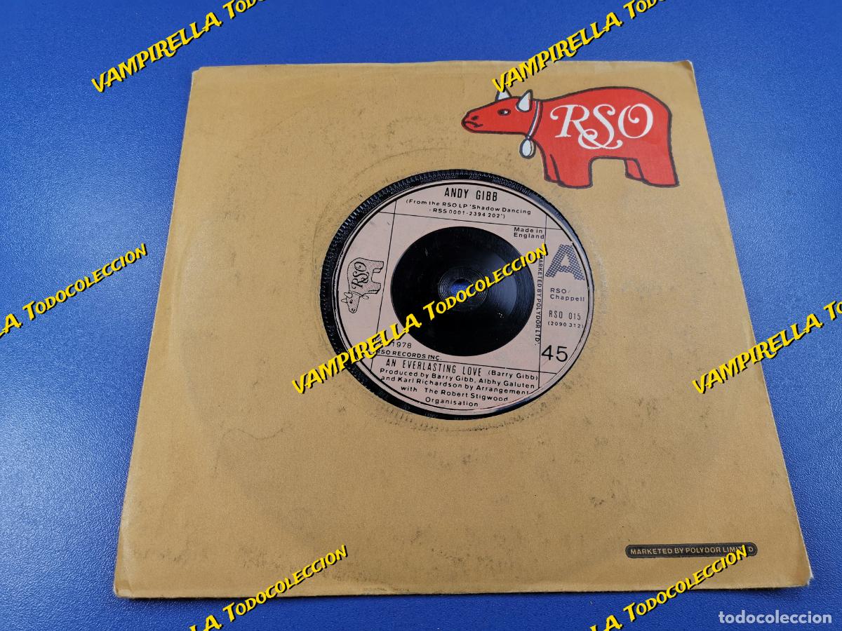 Discos de vinilo: Andy Gibb &ndash; Shadow Dancing-ENGLAND 1978 - Foto 1