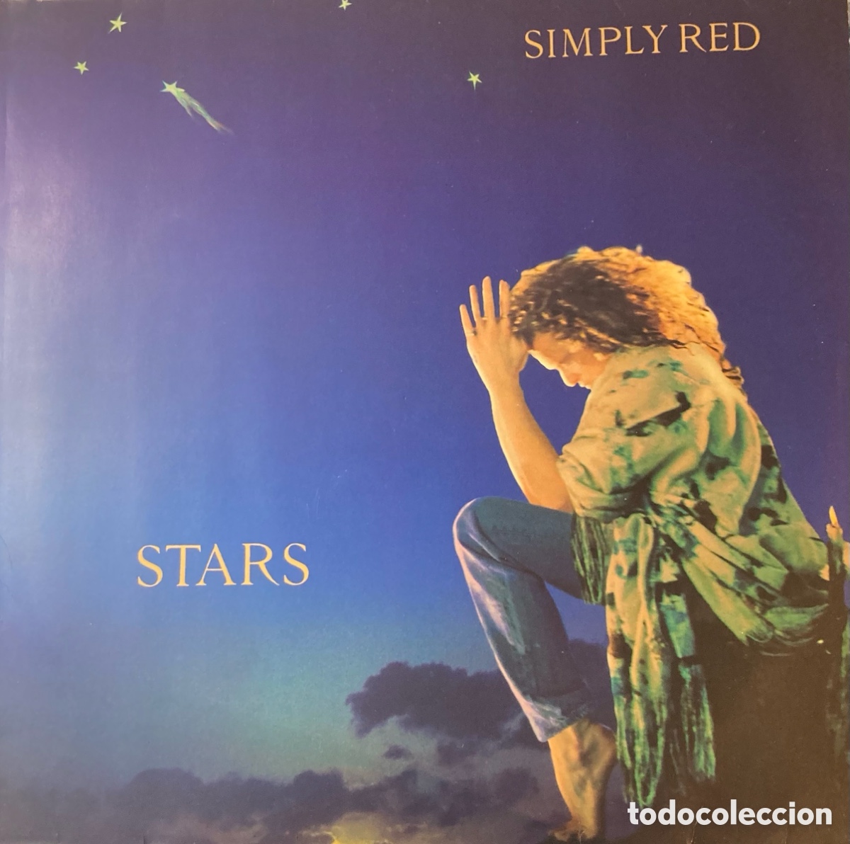 Discos de vinilo: DISCO VINILO SIMPLE RED &rdquo;STARS&rdquo; - Foto 1