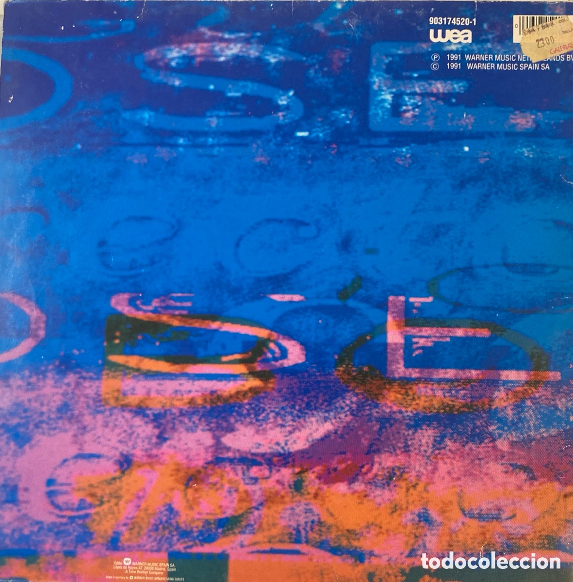 Discos de vinilo: &rdquo;DISCO VINILO MIGUEL BOSE &rdquo;DIRECTO 90&rdquo; - Foto 2