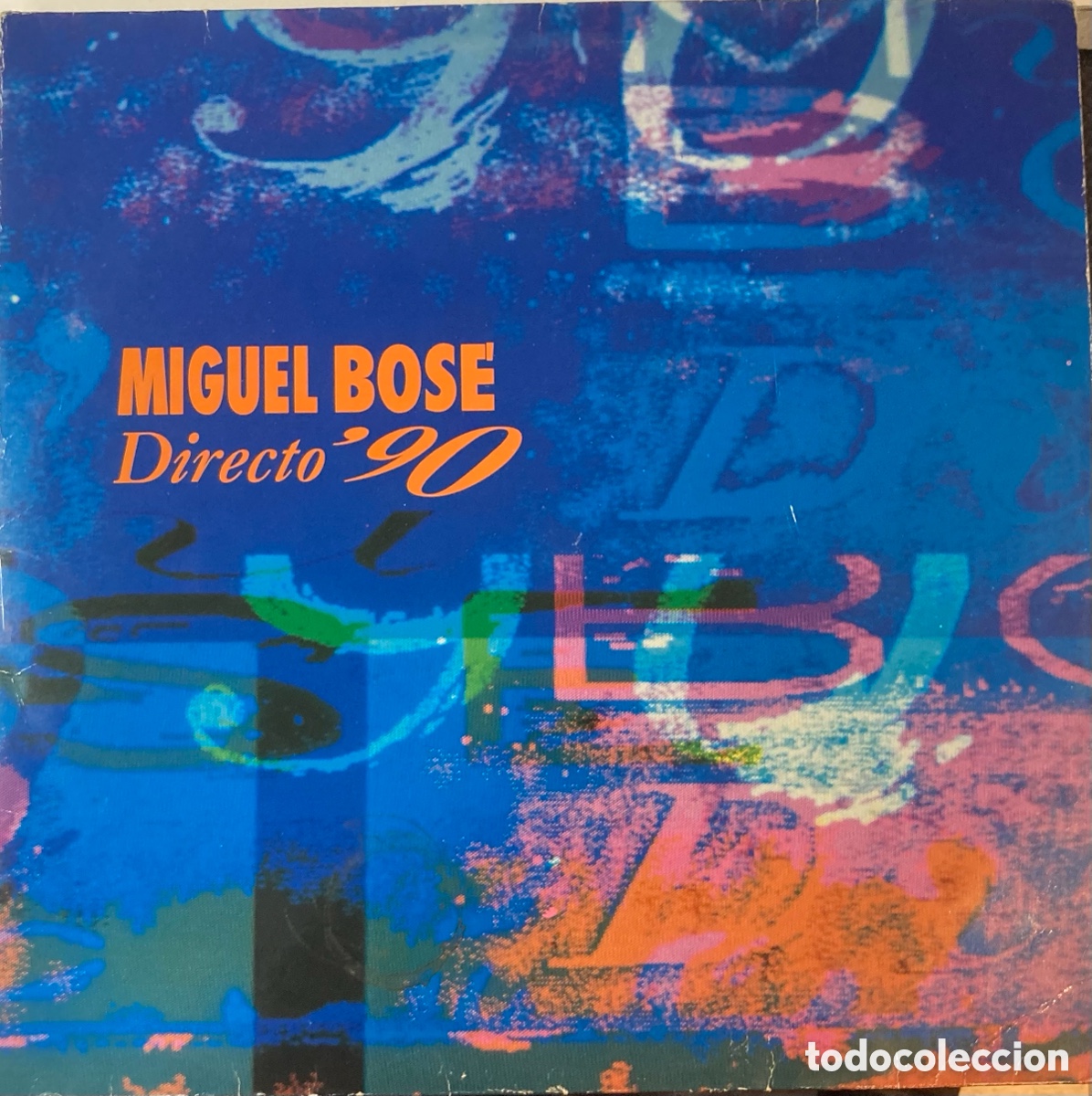 Discos de vinilo: &rdquo;DISCO VINILO MIGUEL BOSE &rdquo;DIRECTO 90&rdquo; - Foto 1