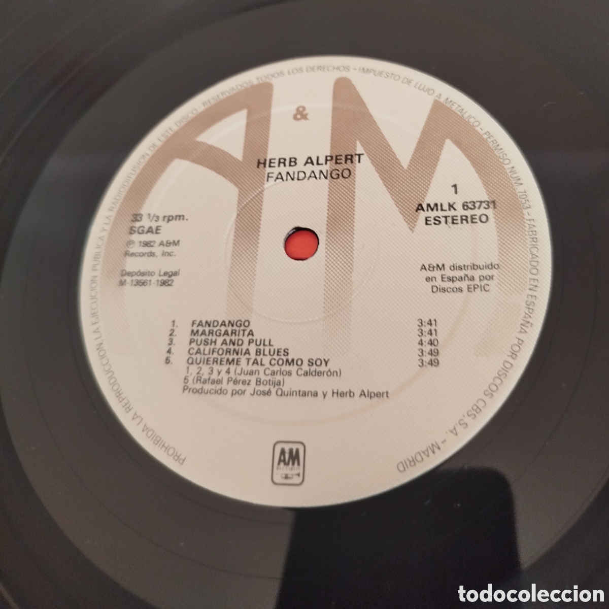 Discos de vinilo: Herp Albert - Fandango - Foto 3