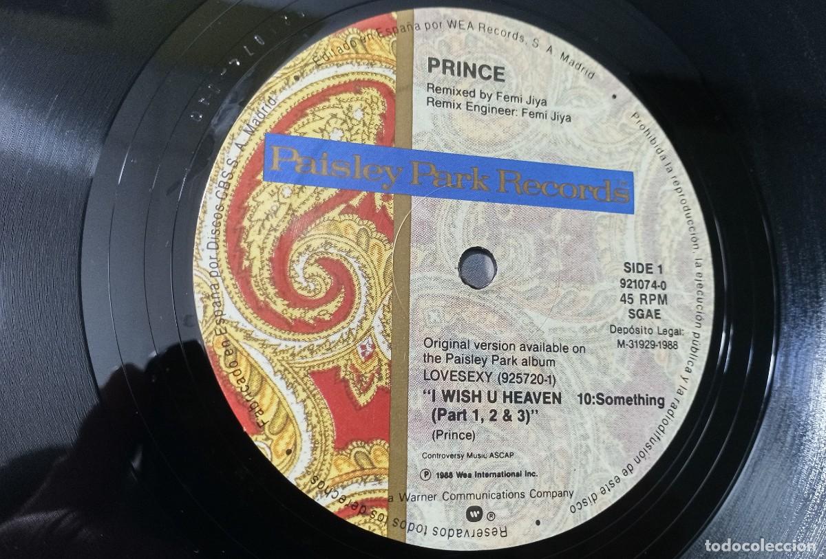 Discos de vinilo: Prince &lrm;&ndash; I wish U heaven - Foto 3