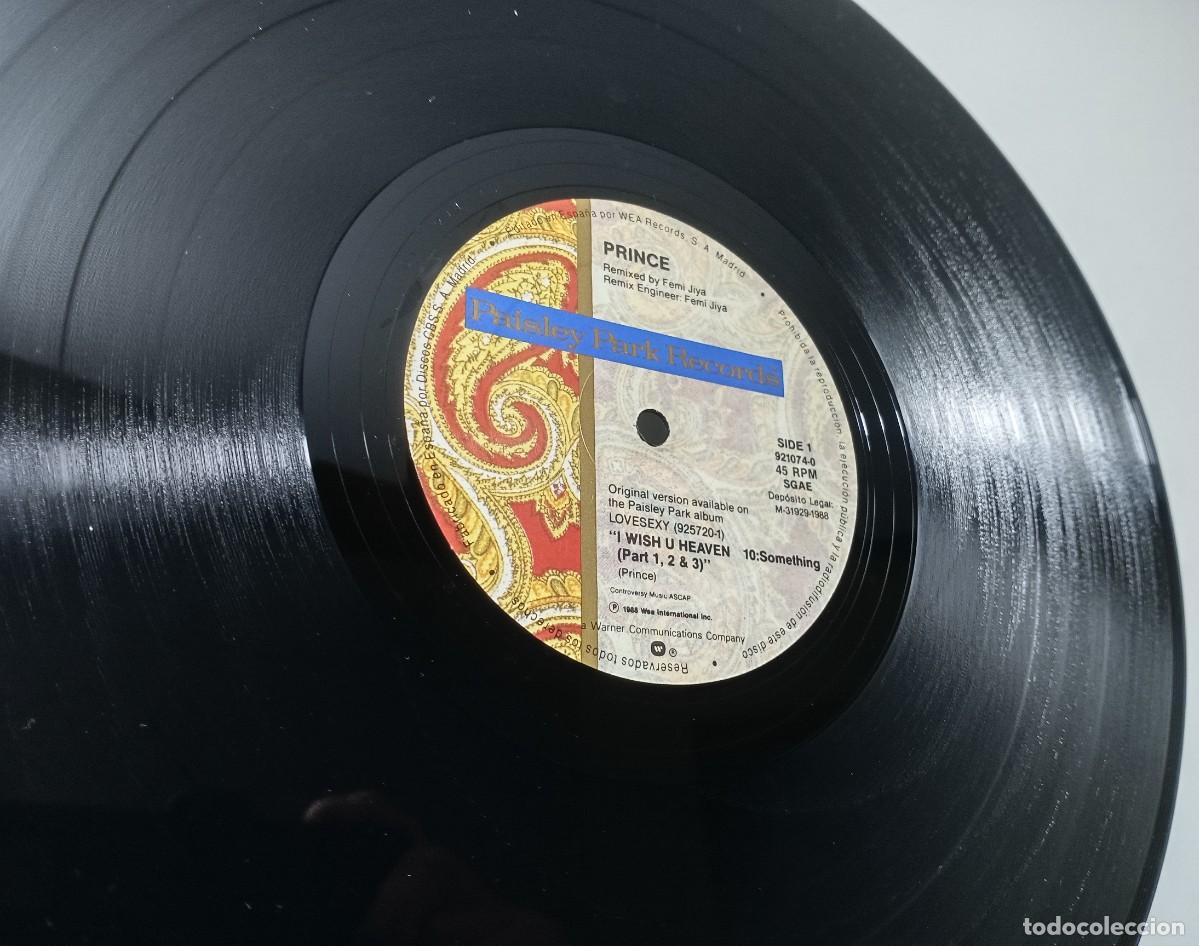 Discos de vinilo: Prince &lrm;&ndash; I wish U heaven - Foto 5