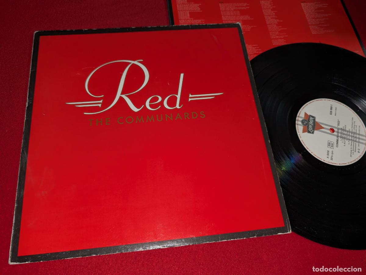 Discos de vinilo: COMMUNARDS Red LP 1987 London ESPA&Ntilde;A SPAIN - Foto 1