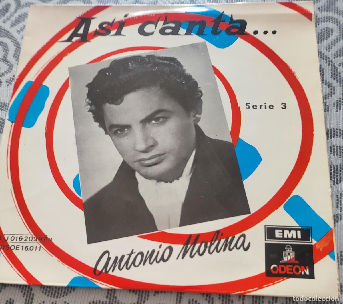 Discos de vinilo: Antonio Molina Ep sello Emi-Odeon editado en Espa&ntilde;a... - Foto 1