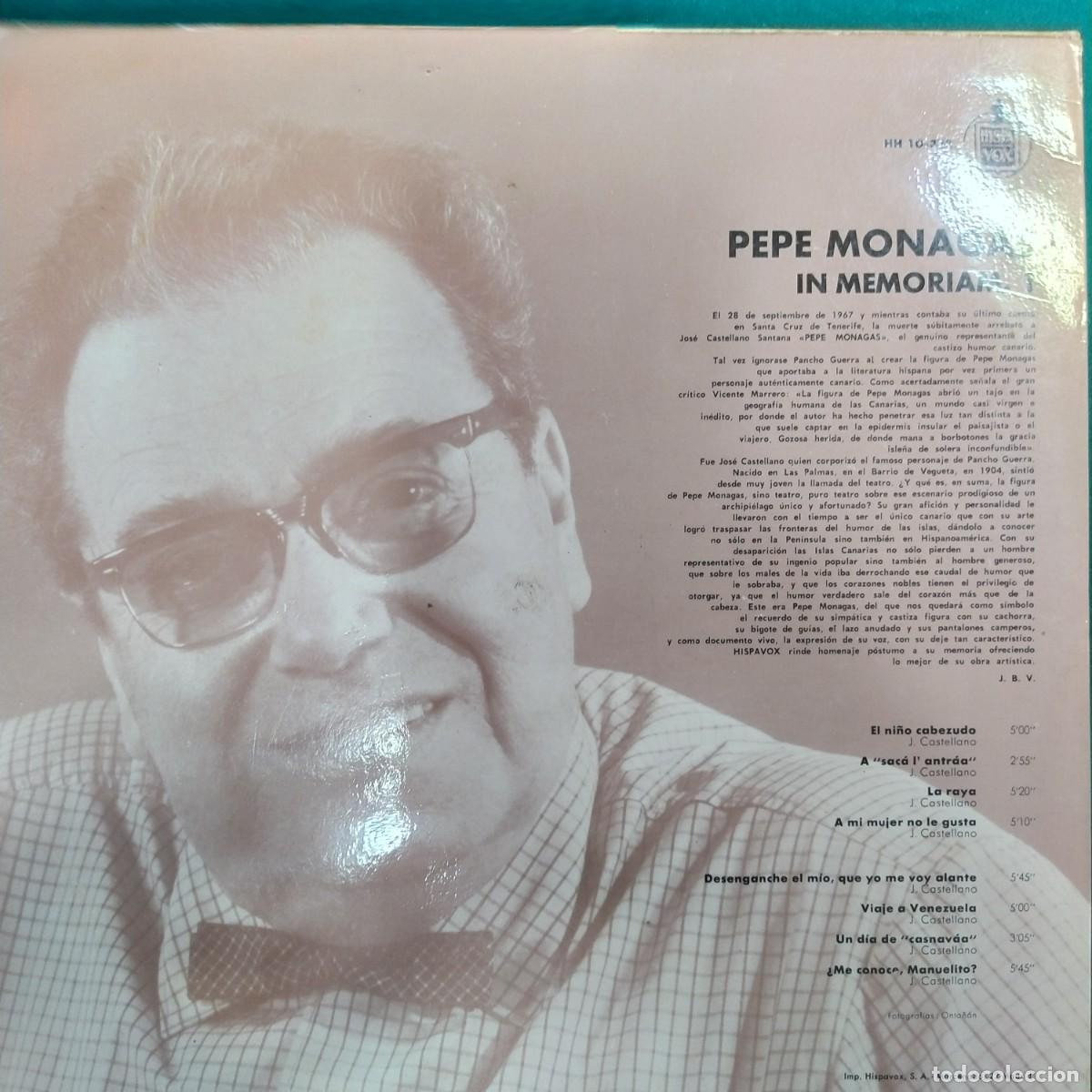 Discos de vinilo: Pepe Monagas &ndash; In Memoriam 1 - Foto 2