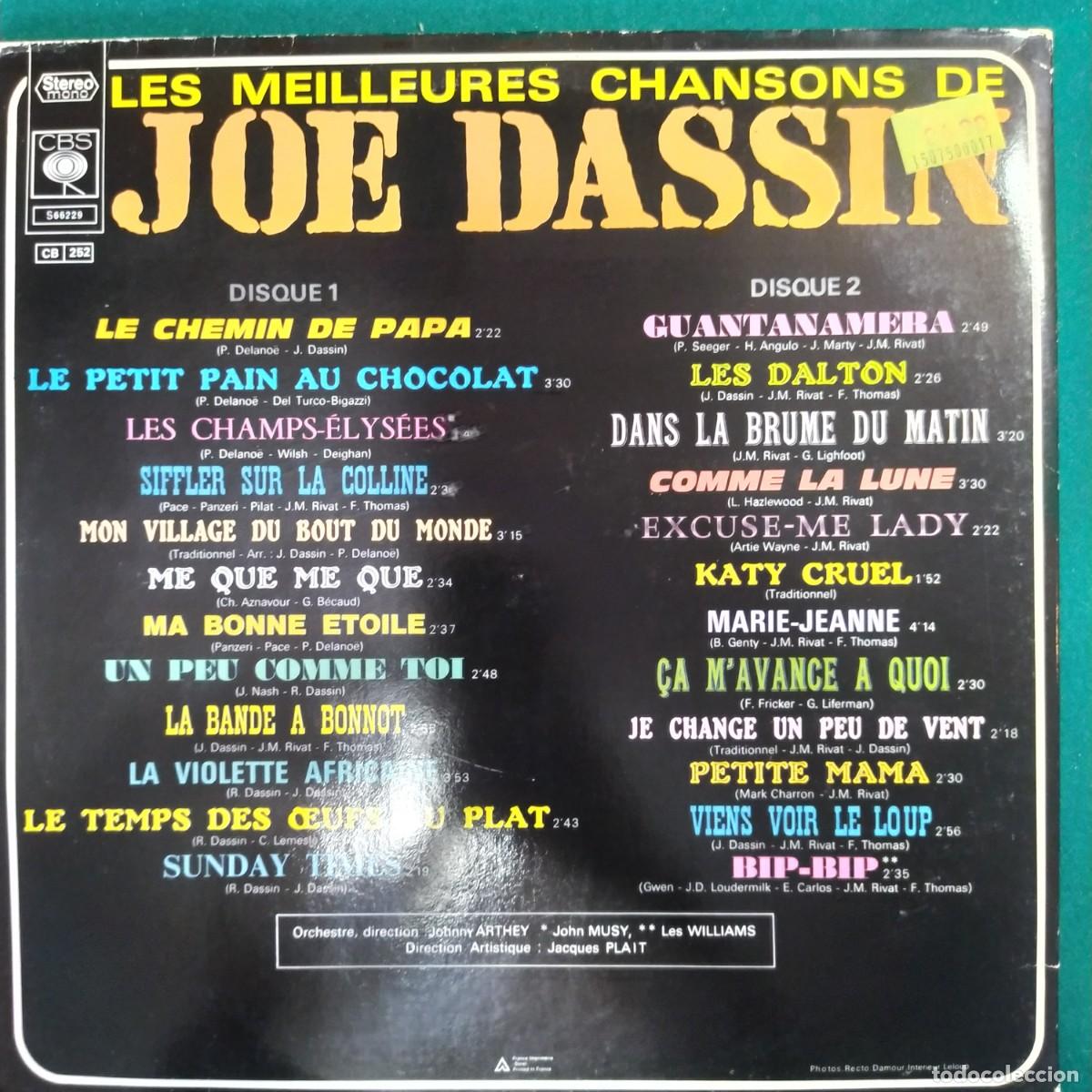 Discos de vinilo: Joe Dassin &ndash; Les Meilleures Chansons De Joe Dassin - Foto 2