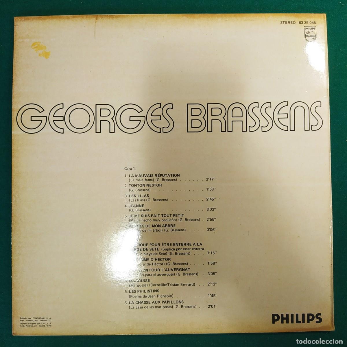 Discos de vinilo: Georges Brassens &ndash; Disco De Oro - Foto 2
