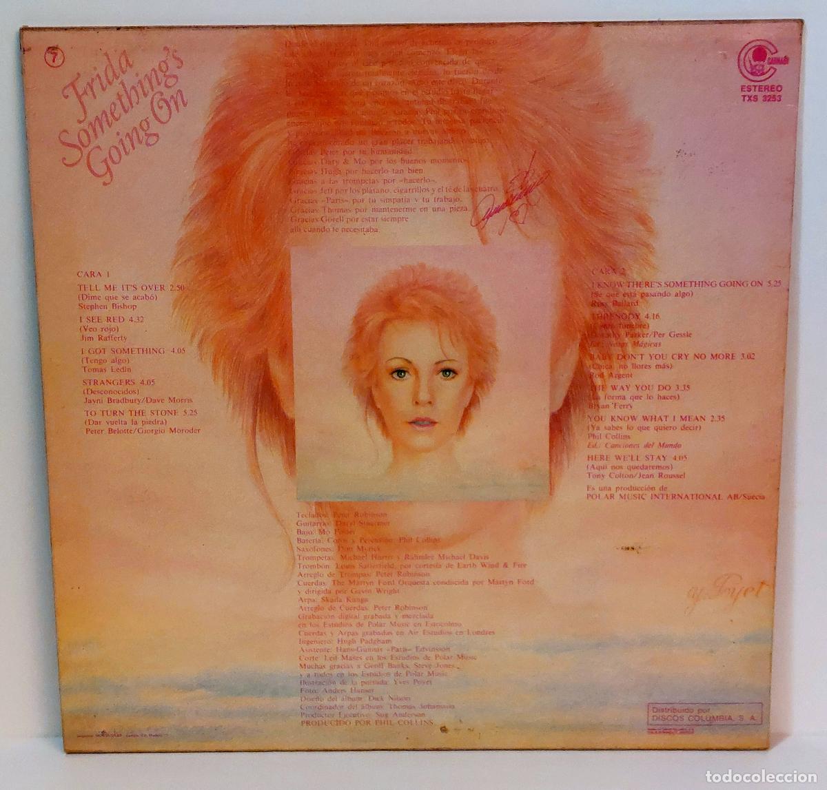 Discos de vinilo: FRIDA - SOMETHINGS GOING ON - 1982 - LP VINILO - Foto 2