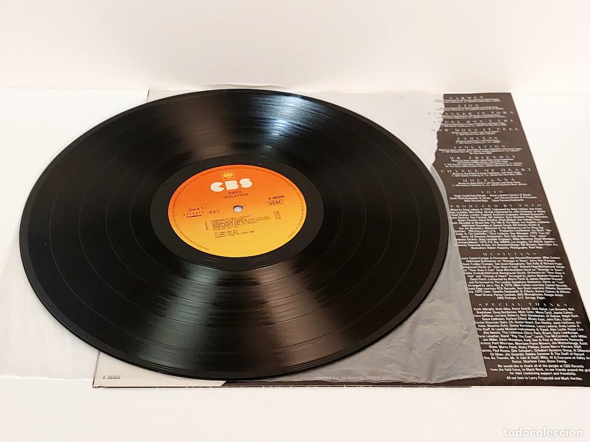 Discos de vinilo: TOTO - ISOLATION - 1984 - LP VINILO - Foto 4