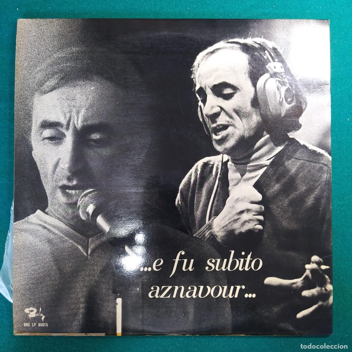 Discos de vinilo: Charles Aznavour &ndash; ...E Fu Subito Aznavour... - Foto 2