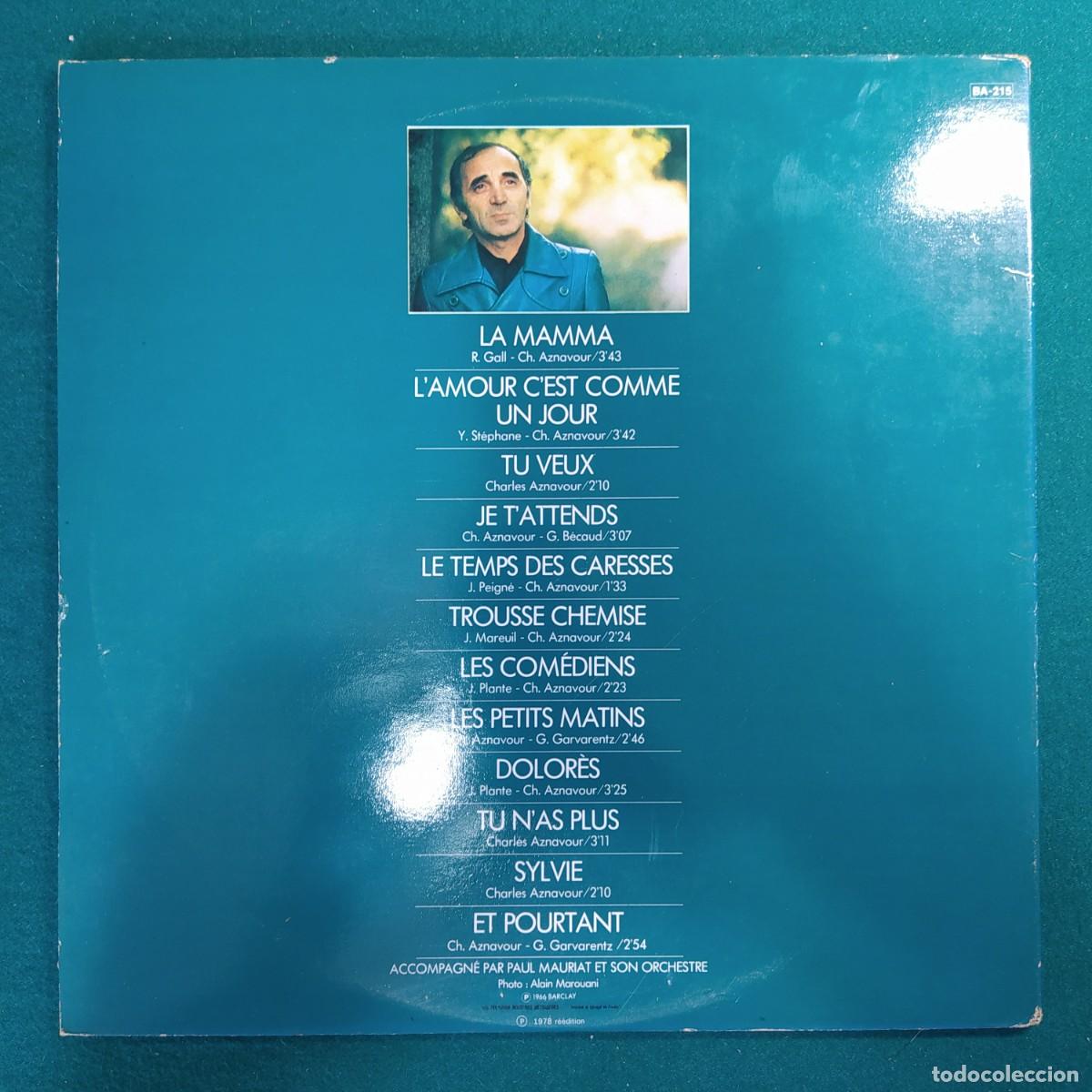 Discos de vinilo: Charles Aznavour &ndash; Volume 2 - La Mamma - Foto 2